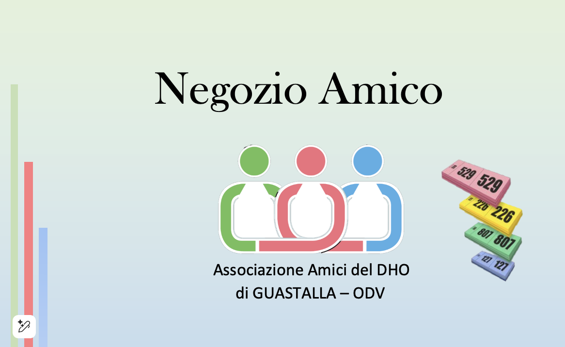 Grazie ai “NEGOZI AMICI” 2025